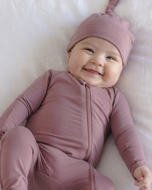 Quincy Mae Bamboo Zip Footie