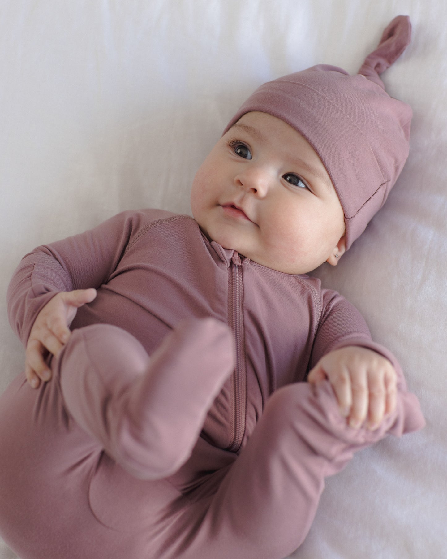 Quincy Mae Bamboo Zip Footie