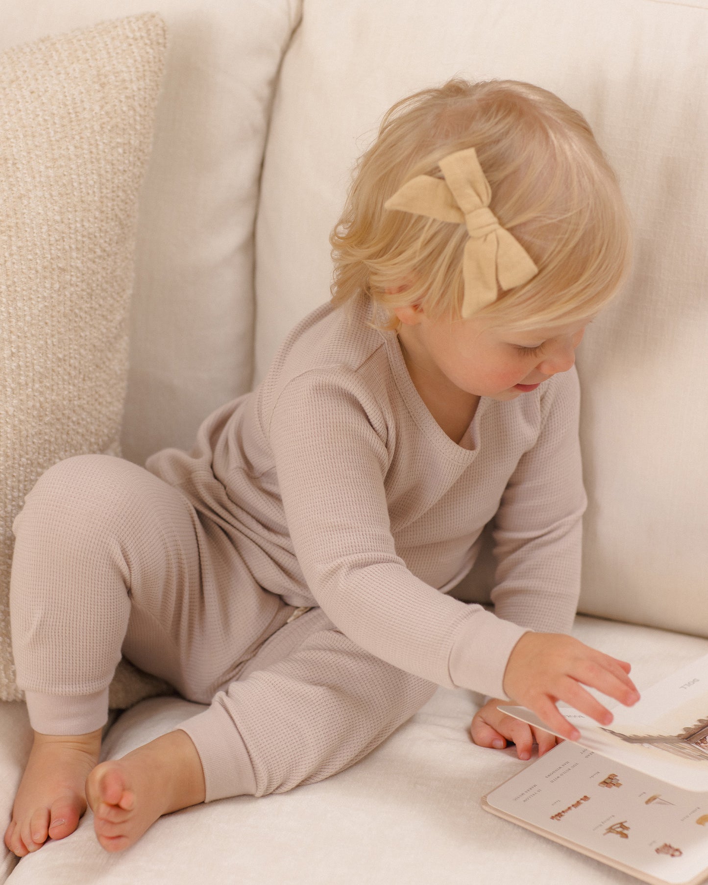 Quincy Mae Waffle Top & Pant Set