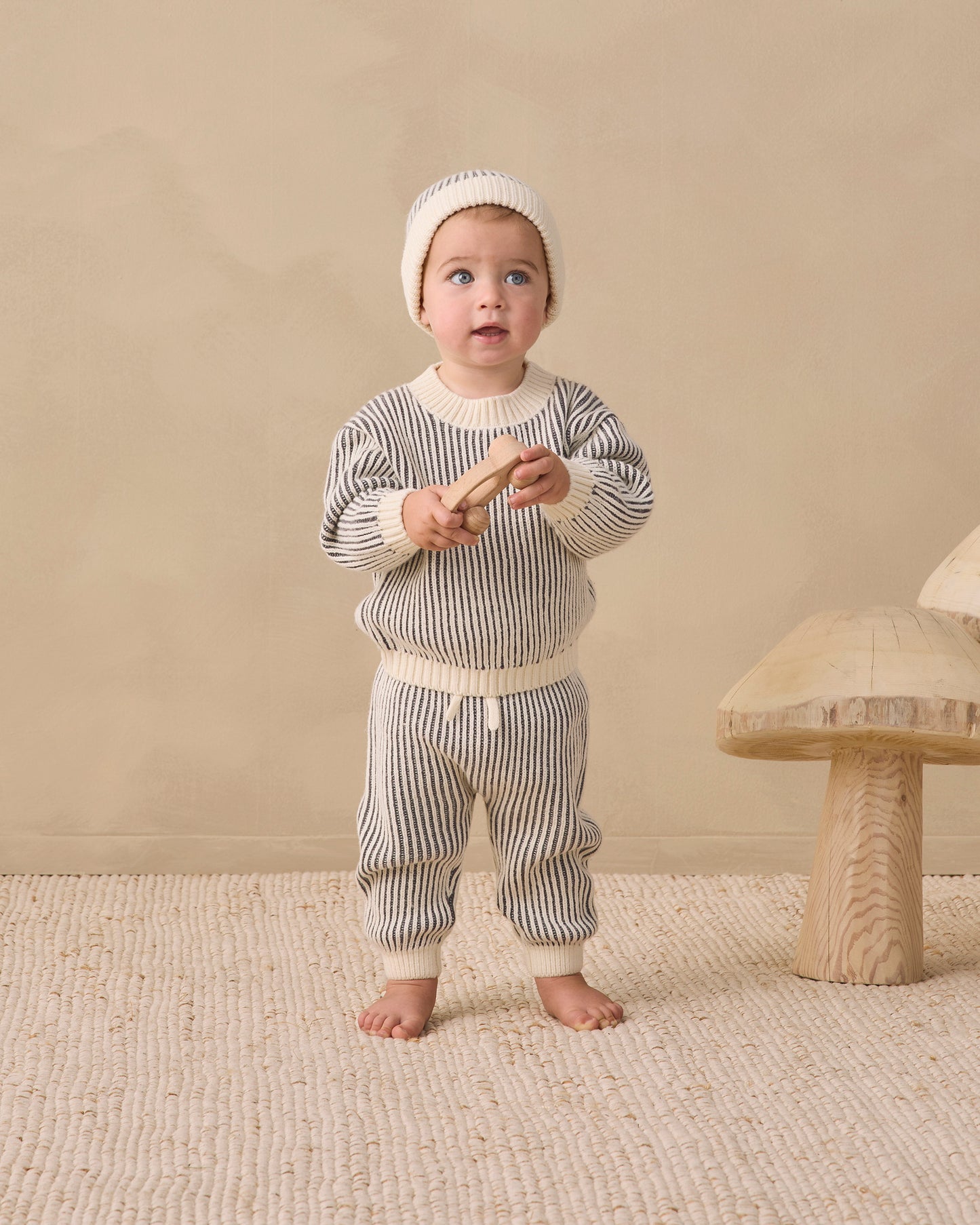 Quincy Mae Waffle Top & Pant Set