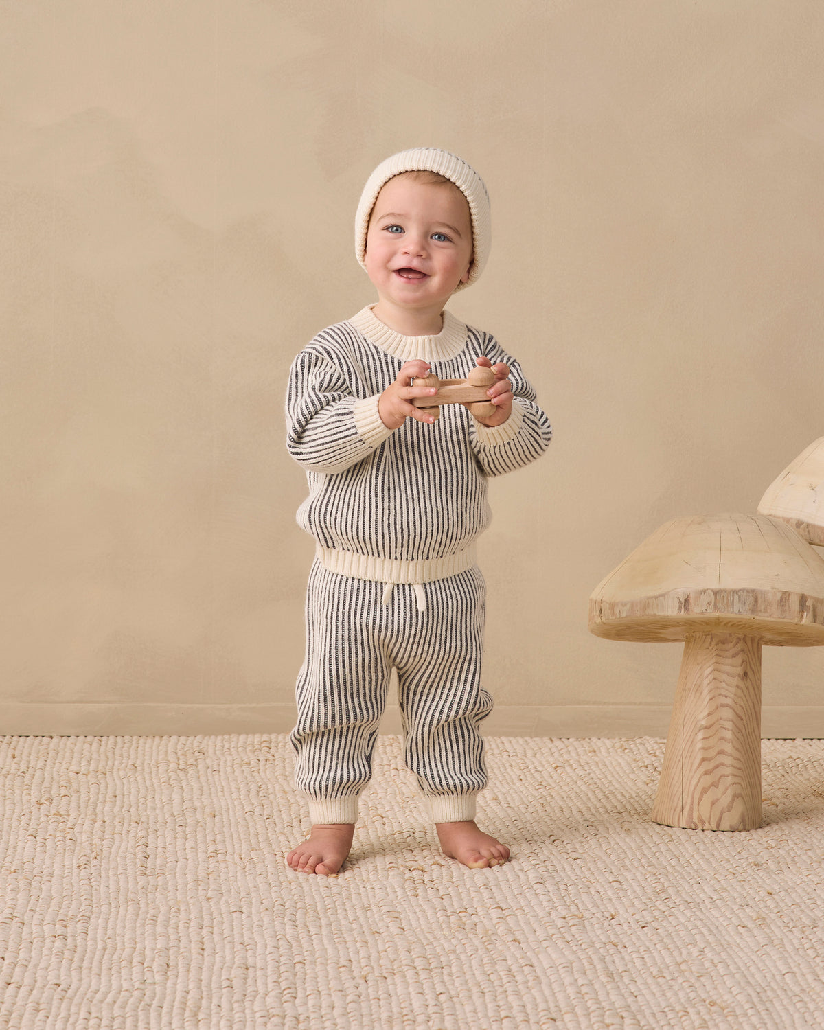 Quincy Mae Waffle Top & Pant Set