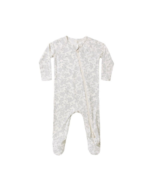 Quincy Mae Bamboo Zip Footie