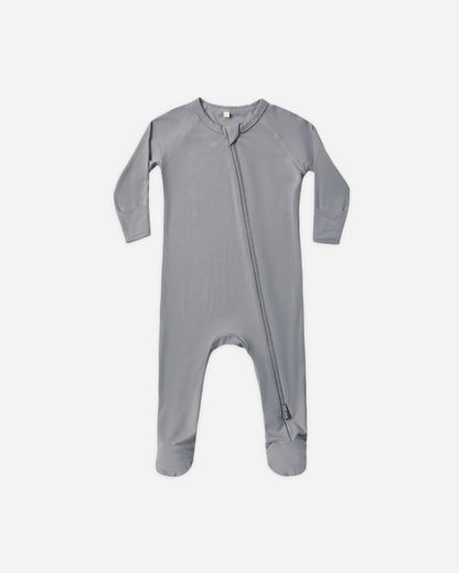 Quincy Mae Bamboo Zip Footie