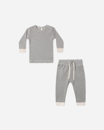 Quincy Mae Waffle Top & Pant Set