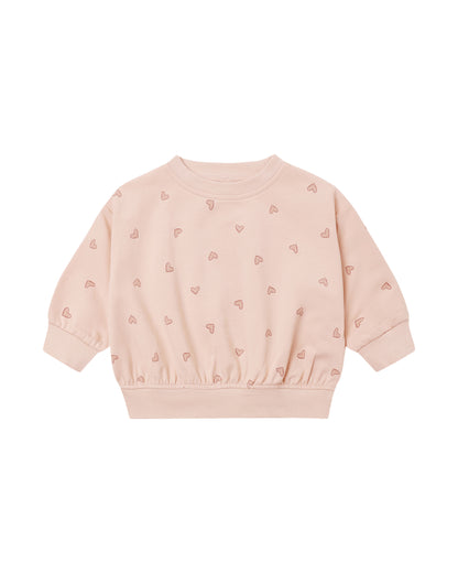 Quincy Mae LS Relaxed Sweatshirt & Pant Outfit