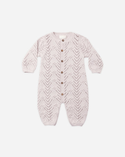 Quincy Mae LS Knit Bubble Romper