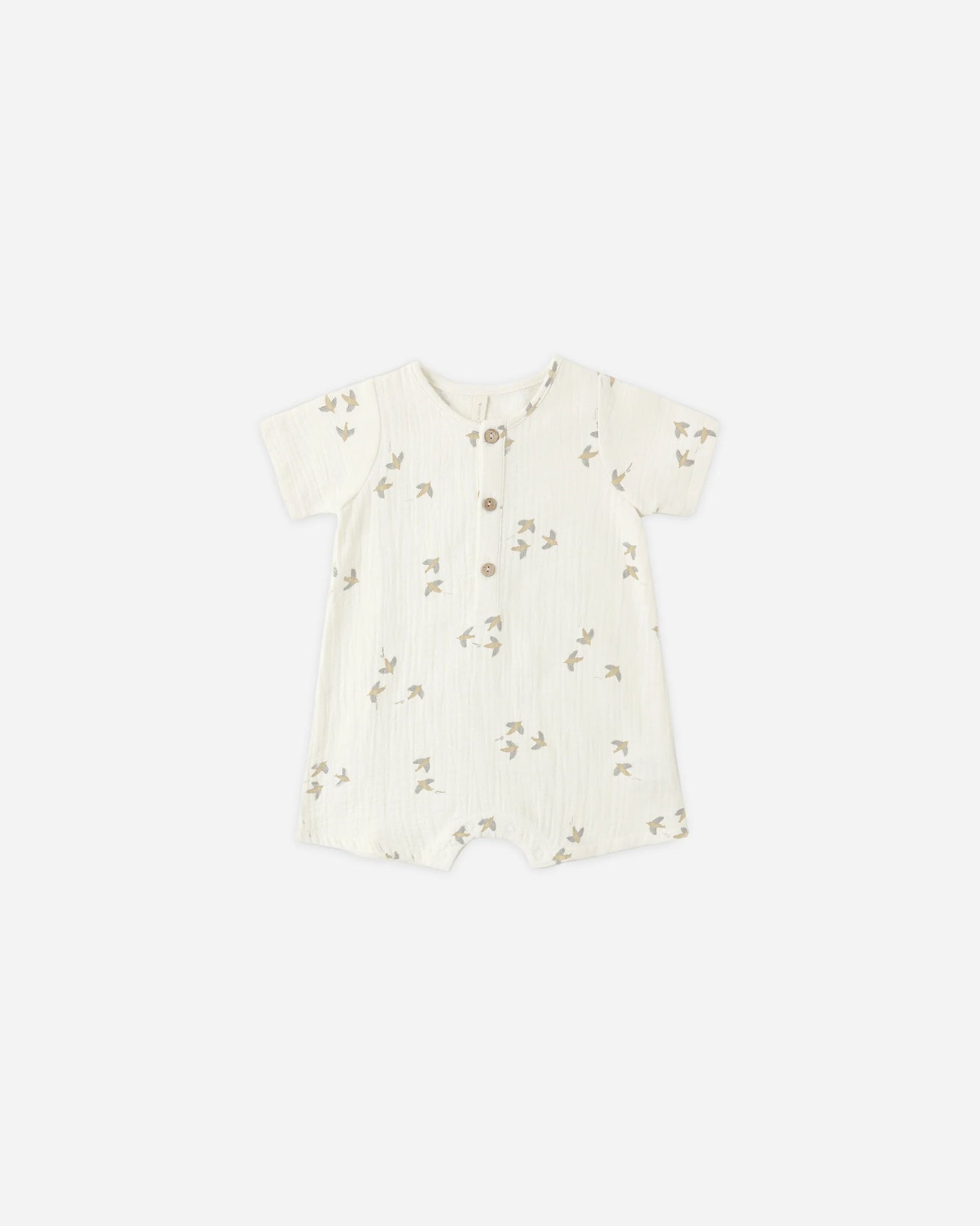 Quincy Mae SS Woven Romper