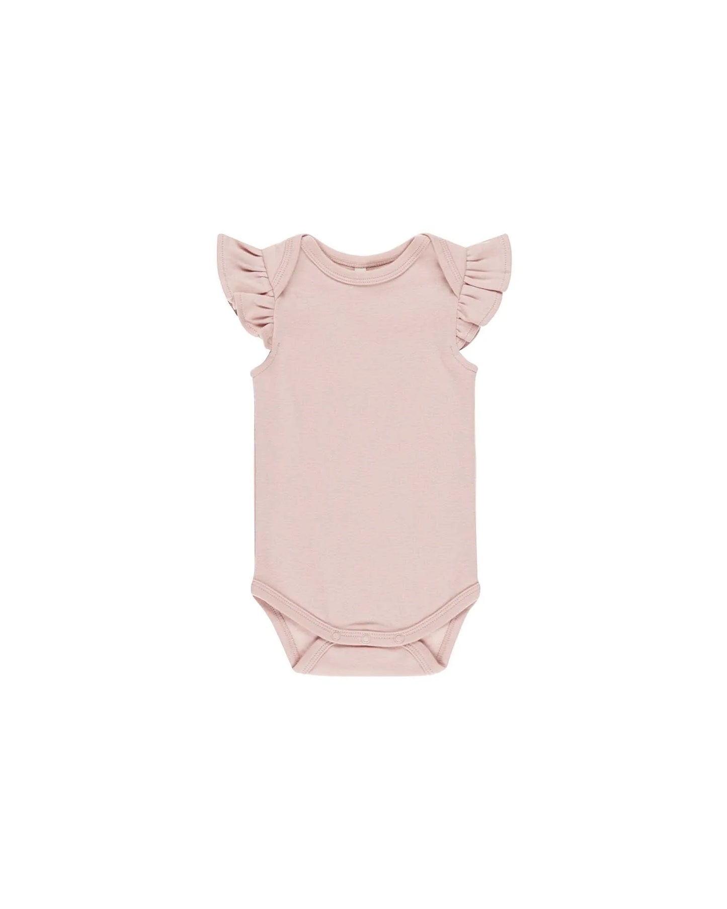 Quincy Mae Flutter Sleeve Bodysuit