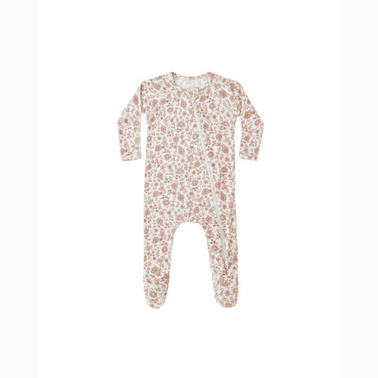 Quincy Mae LS Bamboo Zip Footie | Tuesday's Child