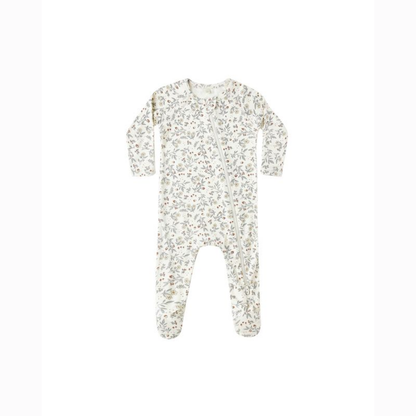 Quincy Mae LS Bamboo Zip Footie | Tuesday's Child