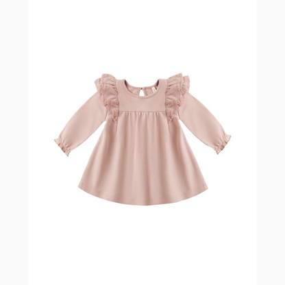 Quincy Mae Long Sleeve Flutter Dress | Tuesday's Child