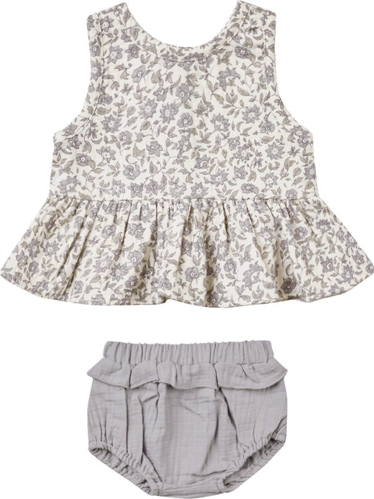 Quincy Mae Sleeveless Peplum Outfit