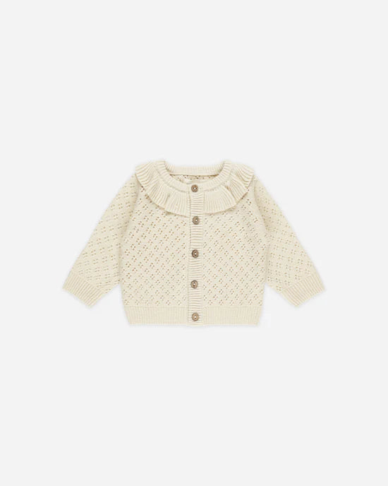 Quincy Mae Ruffle Collar Cardigan