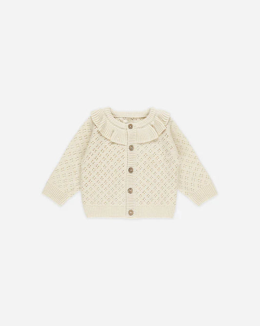 Quincy Mae Ruffle Collar Cardigan