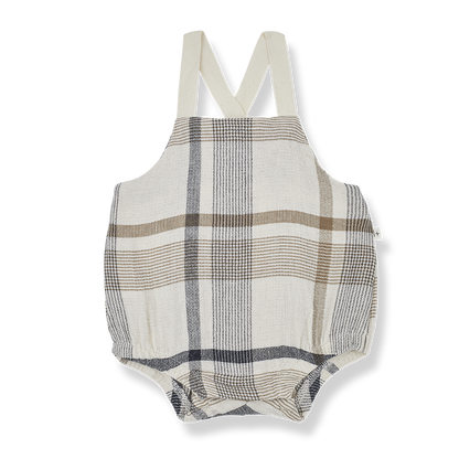 One + In the Family Rai Plaid Romper