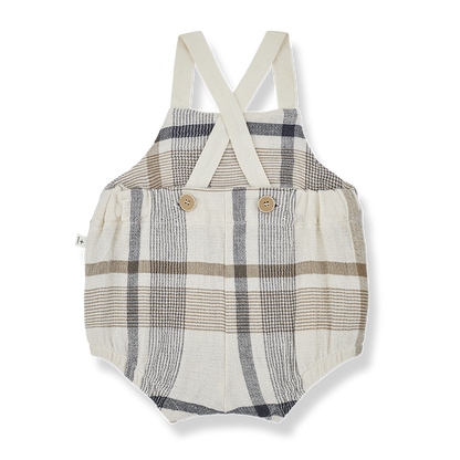 One + In the Family Rai Plaid Romper