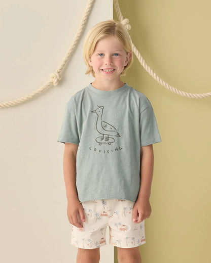 Rylee + Cru Raw Edge Tee