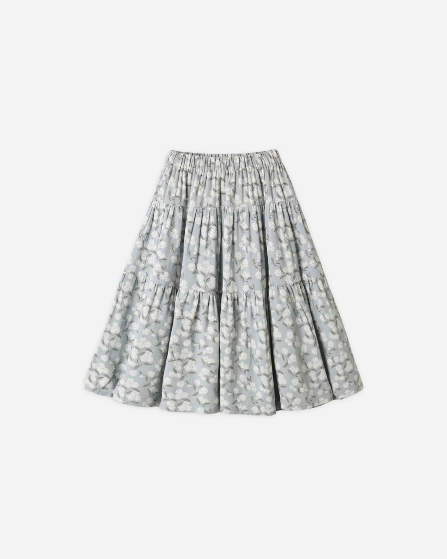 Rylee + Cru Tiered Midi Skirt