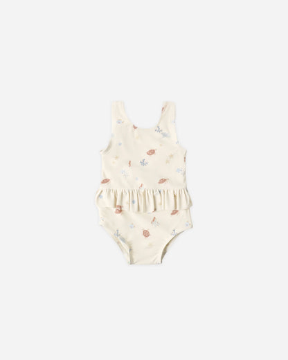 Rylee + Cru Skirted One Piece Swimsuit