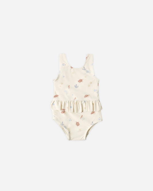 Rylee + Cru Skirted One Piece Swimsuit