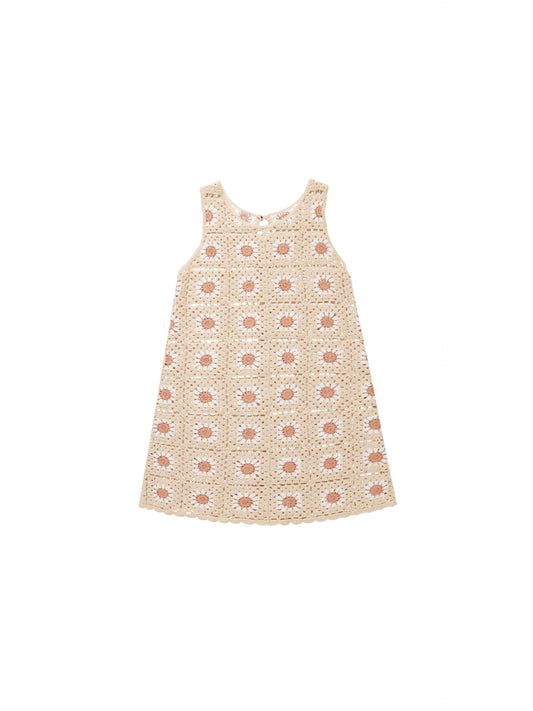 Rylee + Cru Floral Crotchet Tank Mini Dress