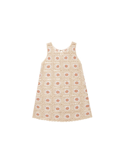 Rylee + Cru Floral Crotchet Tank Mini Dress