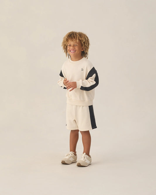 Rylee + Cru Relaxed Sweatshirt & Boxing Short Set