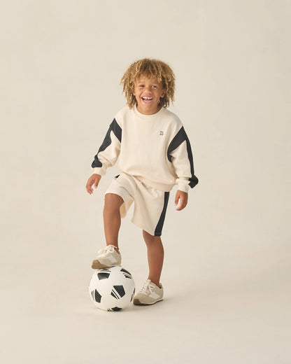 Rylee + Cru Relaxed Sweatshirt & Boxing Short Set