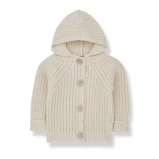 One + In the Family Ross Hooded Knit Jacket