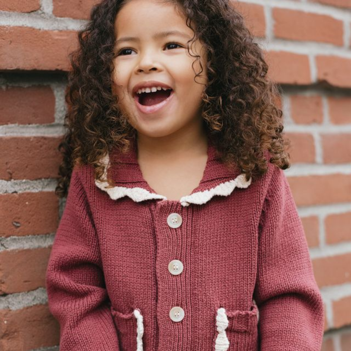 Rylee + Cru Collared Cardigan Burgundy | Tuesday's Child