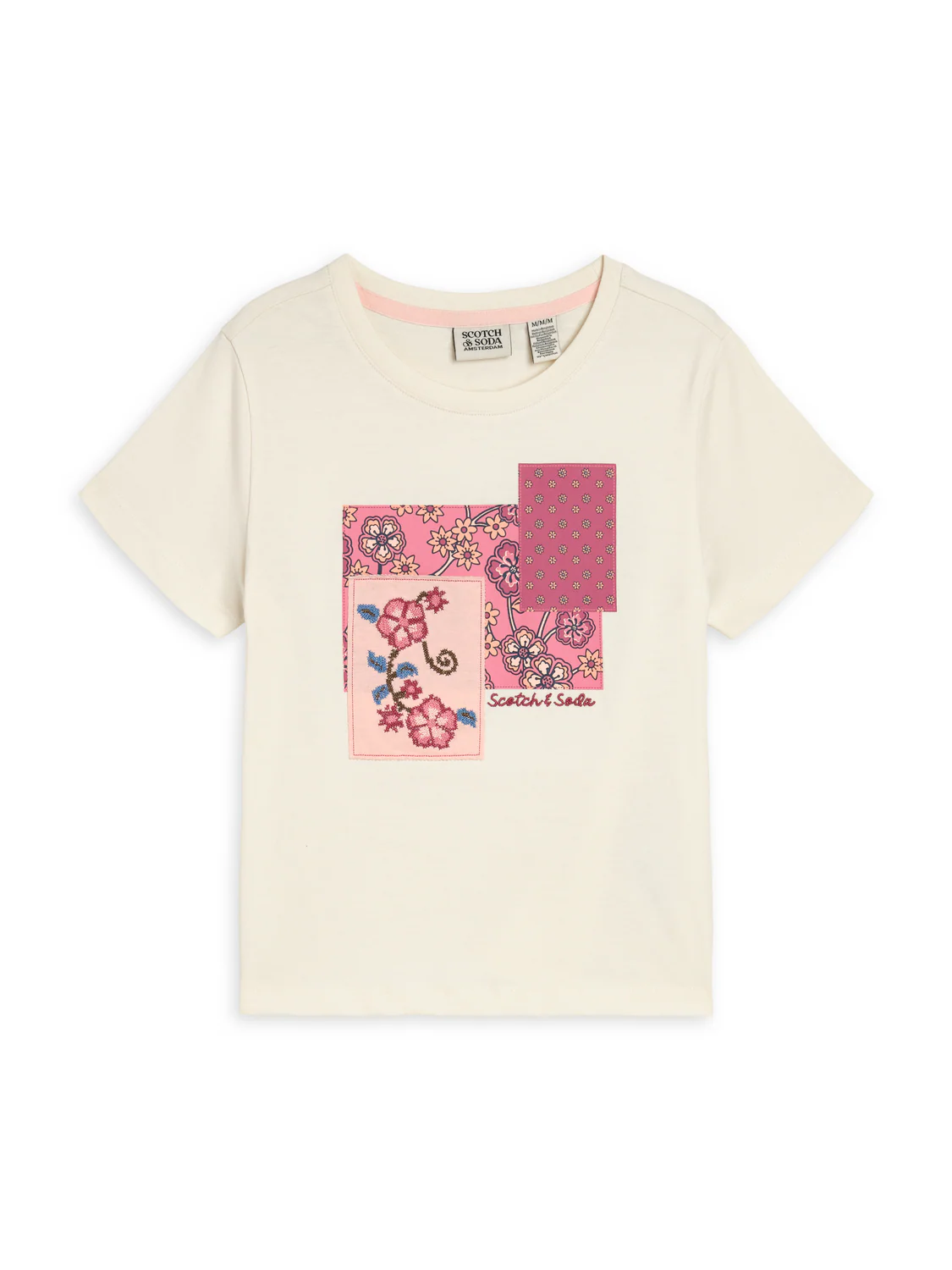 Scotch & Soda Quilt Detail Tee