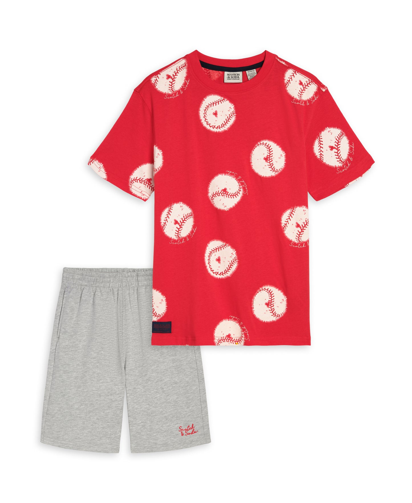 Scotch & Soda Baseball Tee & Short Set