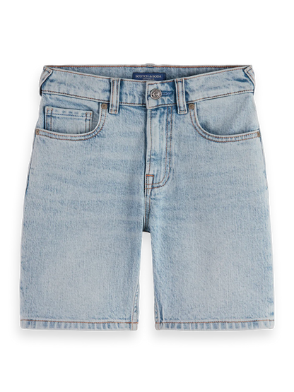 Scotch & Soda Loose Fit Denim Shorts