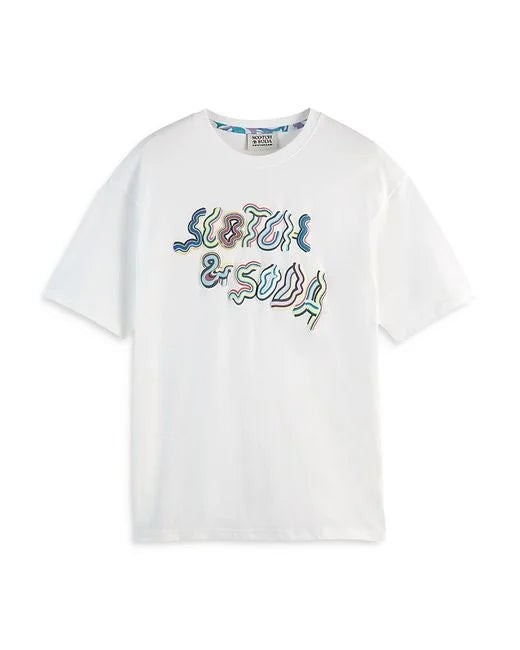 Scotch & Soda Embossed Logo T-shirt