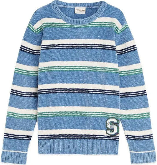 Scotch & Soda Striped Crewneck Sweater