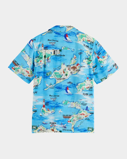 Scotch & Soda AOP SS Viscose Shirt
