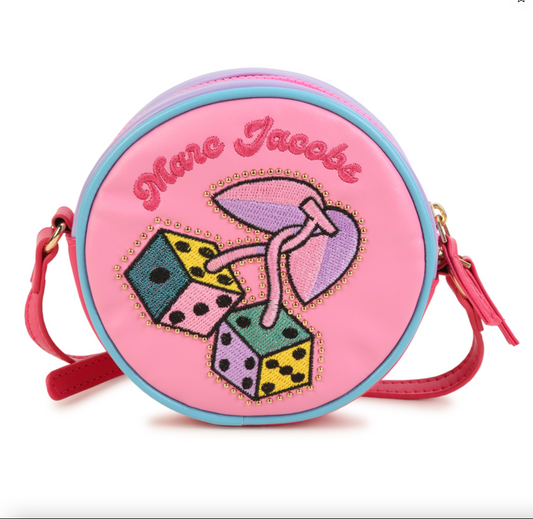 Little Marc Jacobs Logo Dice Embroidery Shoulder Bag