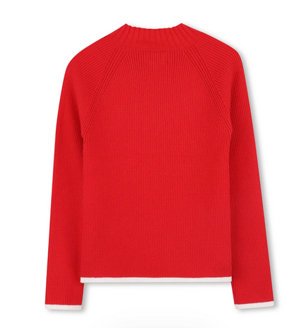 Sonia Rykiel High Neck Logo Sweater