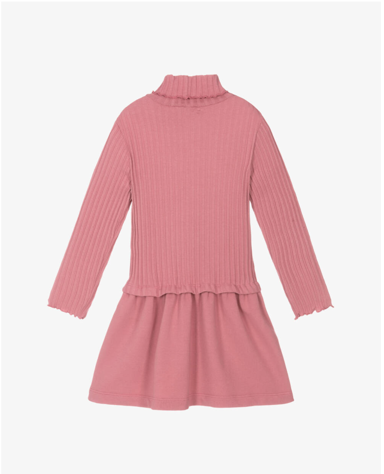 Il Gufo LS Ribbed Dress