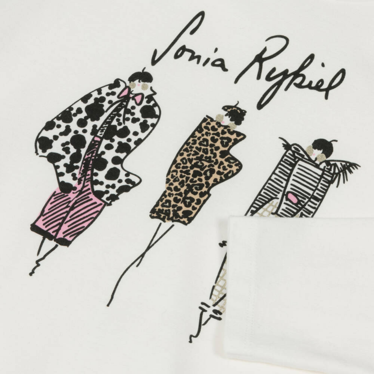 Sonia Rykiel LS Graphic Print T-shirt | Tuesday's Child