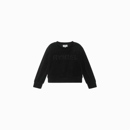 Sonia Rykiel Logo Velour Sweatshirt | Tuesday's Child