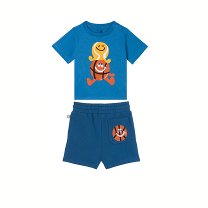 Stella McCartney Baby Tennis Balls T-shirt & Short Set