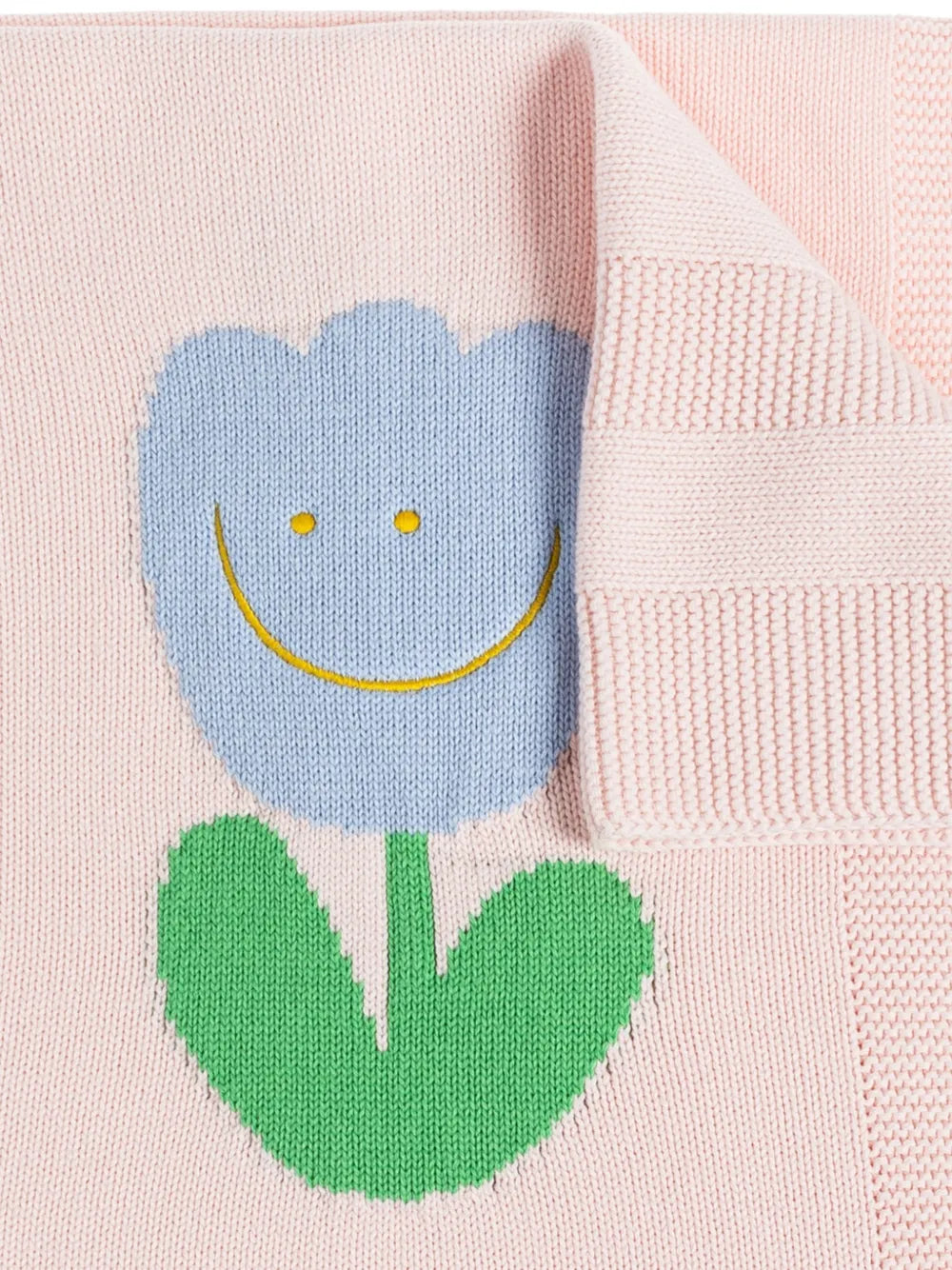 Stella McCartney Baby Girl Knit Floral Blanket
