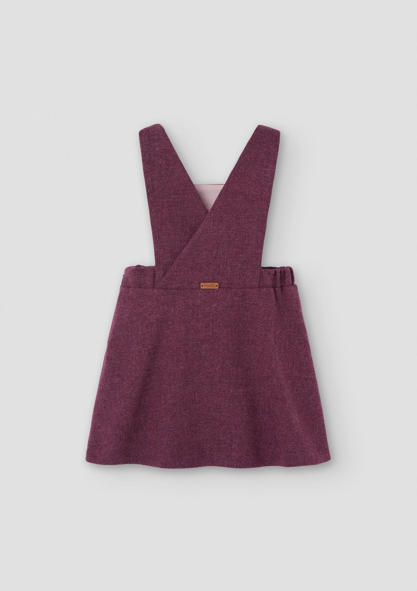 Popelin Embroidery Woolen Dress