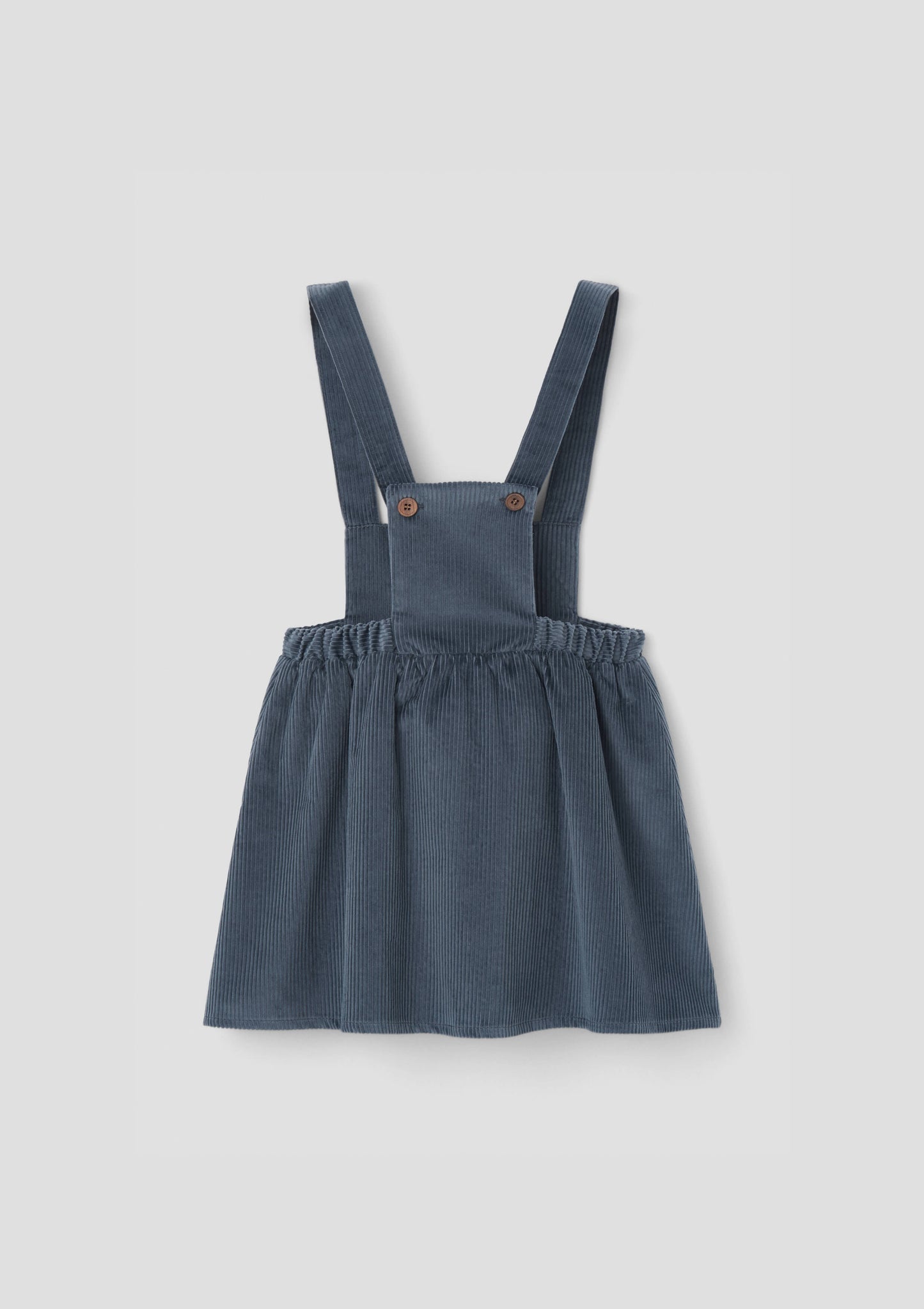 Popelin Logo Embroidery Corduroy Dress