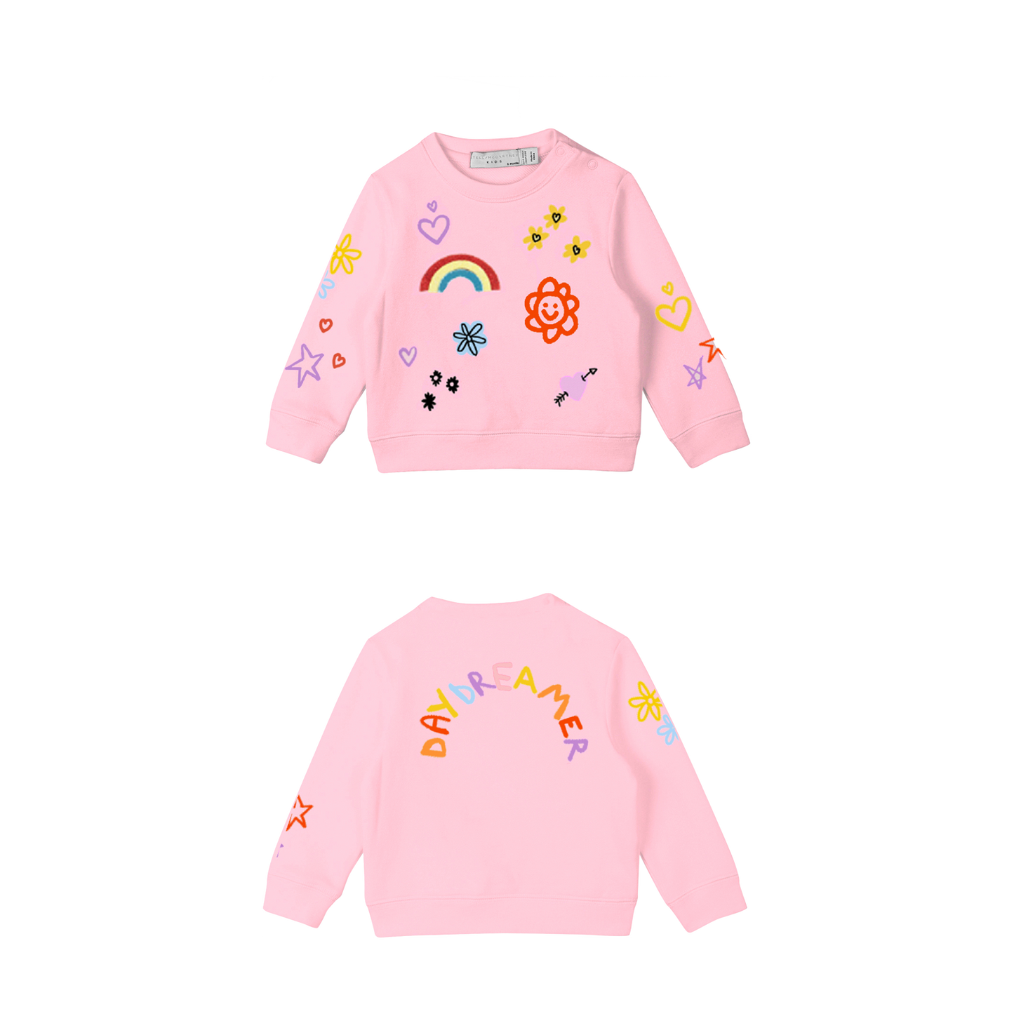 Stella McCartney Baby Girl Daydreamer Scribble Sweatshirt