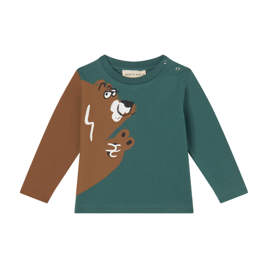 Stella McCartney Baby Boy  LS Tee w/ Hiding Bear Print