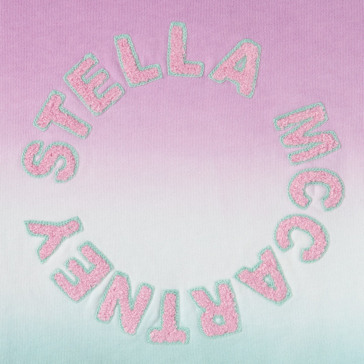 Stella McCartney Girl's Tie Dye LS Sweatshirt w/ Terry Logo