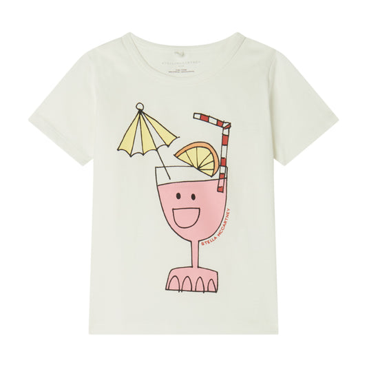 Stella McCartney Girl's SS Cocktail Print T-shirt