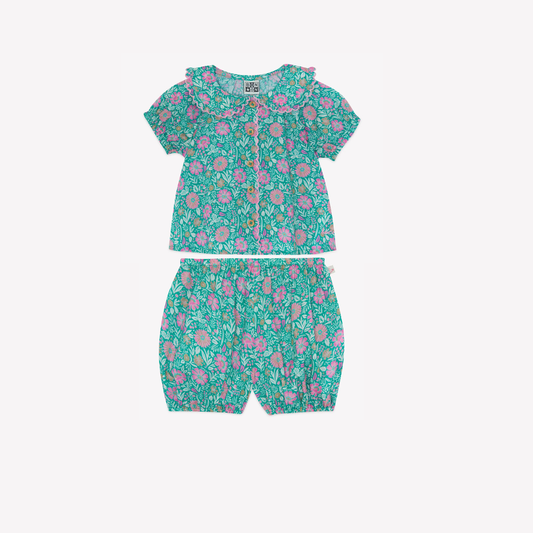 Bon Ton Aria Bombe Top & Bloomer Set